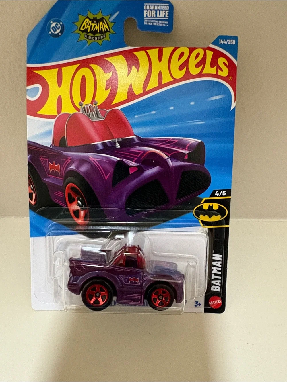 NWT Mattel Hot Wheels “Classic TV series Batmobile” 4/5 in series